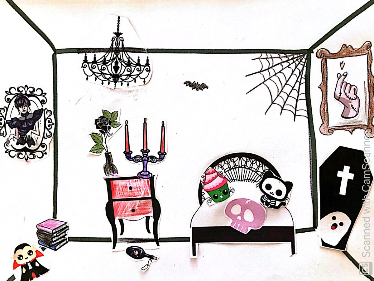 decorate a goth bedroom